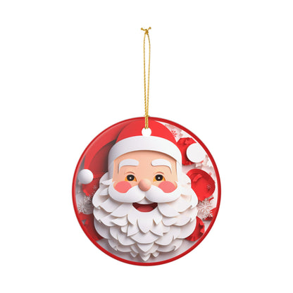 Santa Claus Christmas Ceramic Ornament   Item #955168