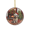 Ceramic Ornament - Cairn Terrier Christmas Dog       Item #9952692
