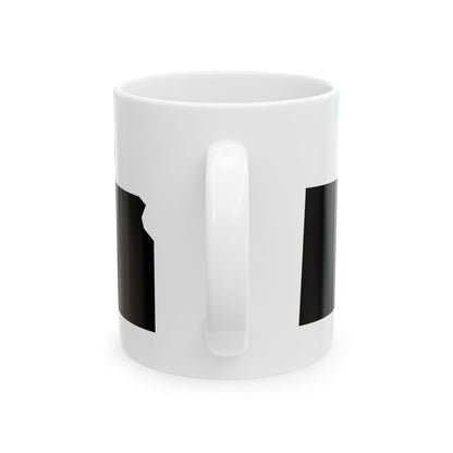 Kansas State Silhouette Ceramic Mug – 11oz    Item #288226