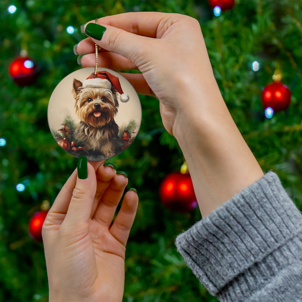 Dog Ceramic Disc Ornament         Item #4225647