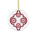 Arabesque Ceramic Disc Ornament      Item #801626
