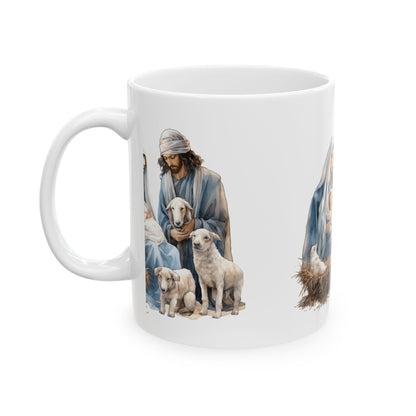 Nativity Mug - Holy Family Christmas Ceramic Coffee Cup 11oz   Item #442872