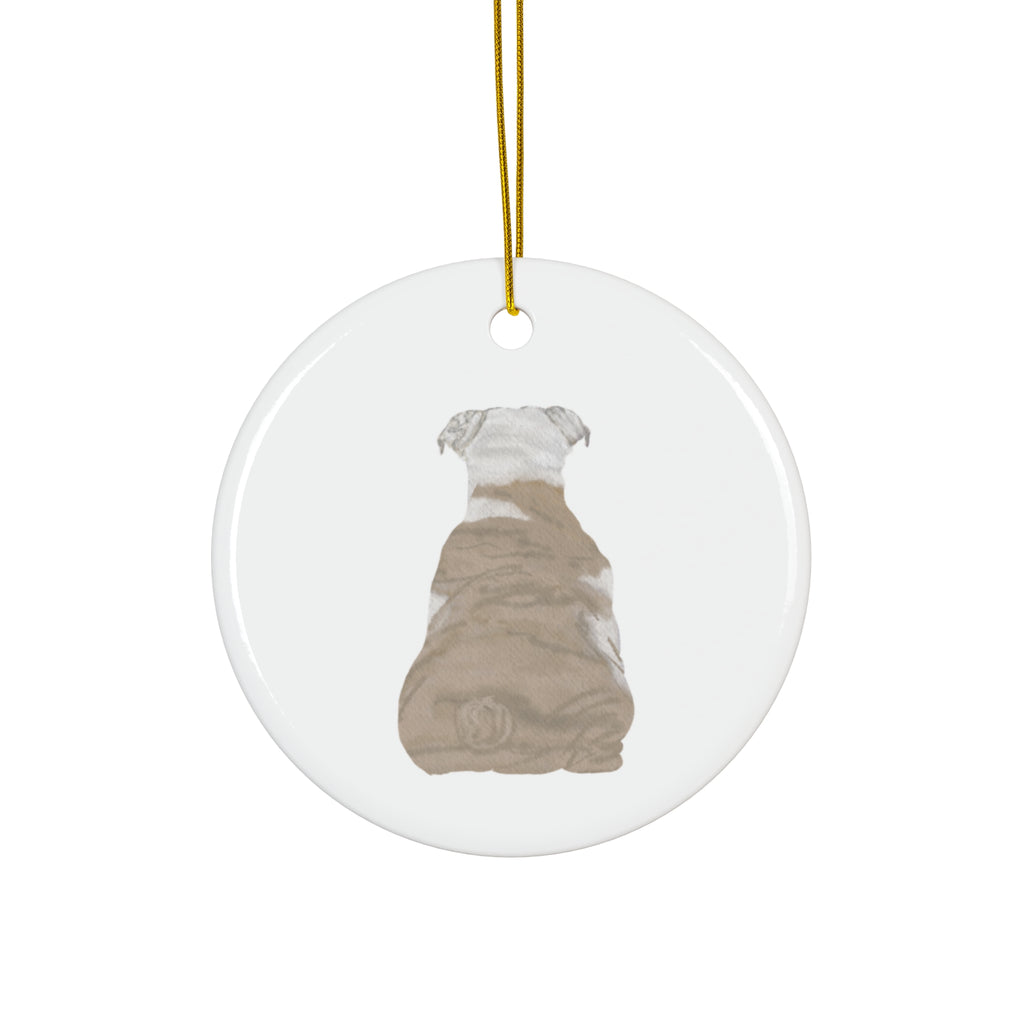 Dog Ceramic Disc Ornament        Item #6015296