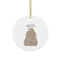 Dog Ceramic Disc Ornament        Item #6015296