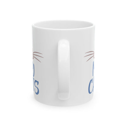 I Love My Cats Ceramic Mug – Cute Cat Face Coffee Cup 11oz    Item #188255