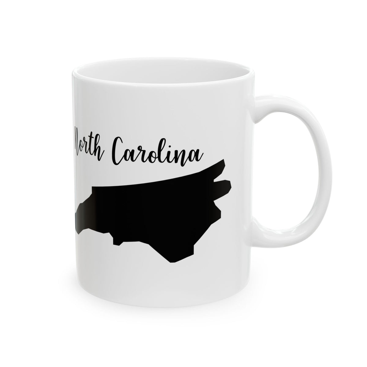 North Carolina State Silhouette Ceramic Mug – 11oz    Item #675235