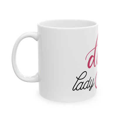 Crazy Dog Lady Ceramic Mug – Funny Paw-Print Coffee Cup 11oz   Item #857791