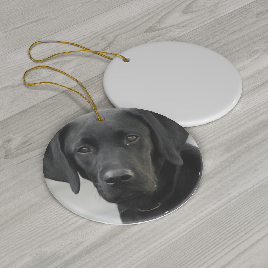 Labrador Retriever Ceramic Disc Ornament       Item #7297291 - Buckshot's Bargain Barn