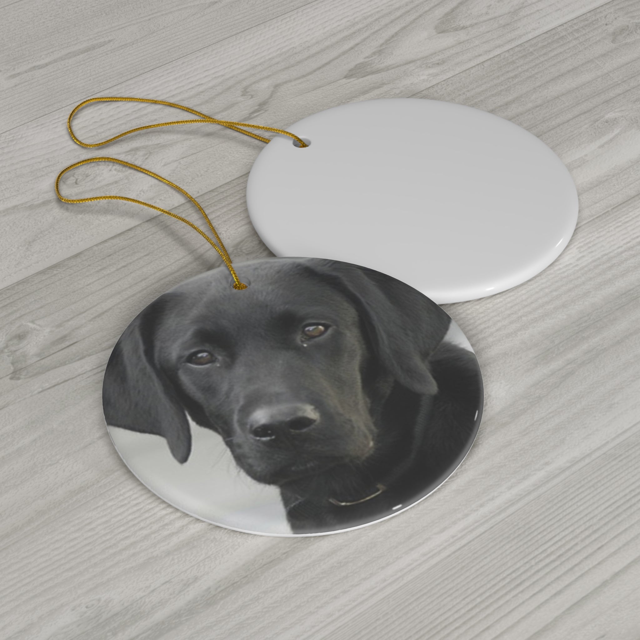 Labrador Retriever Ceramic Disc Ornament       Item #7297291 - Buckshot's Bargain Barn