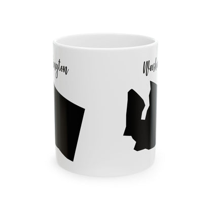 Washington State Silhouette Ceramic Mug – 11oz    Item #637777