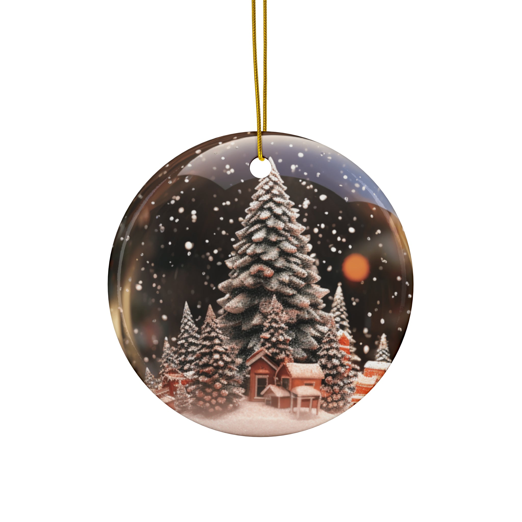 Globe Tree Ceramic Ornament    Item #6318642