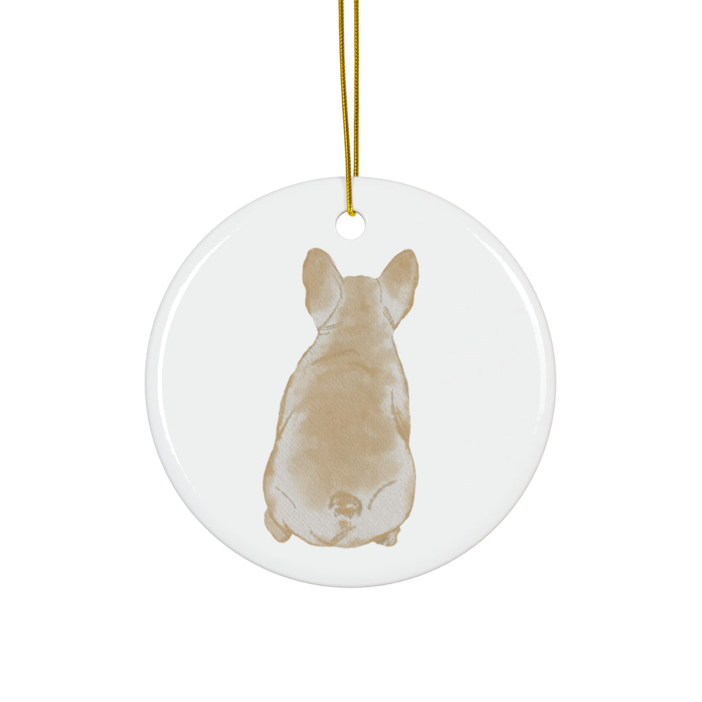 Dog Ceramic Disc Ornament          Item #8634104