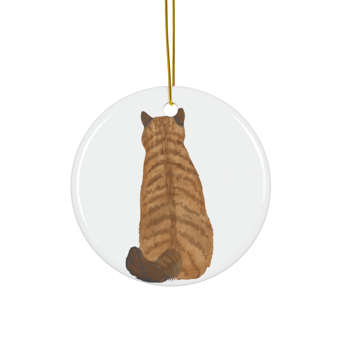 Cat Ceramic Ornament            Item #409621