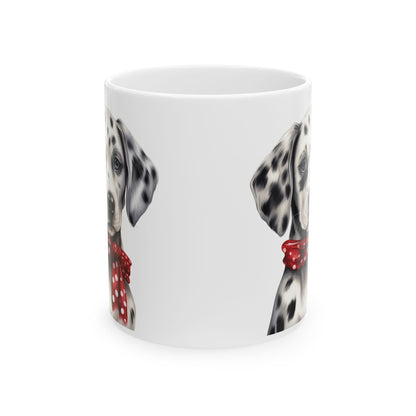 Dalmatian Dog Ceramic Mug – Playful Pet Lover Coffee Cup 11oz  Item #932946
