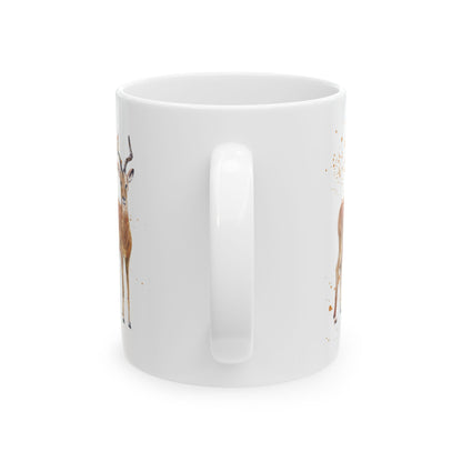 Watercolor Antelope Ceramic Mug — Wildlife Coffee Cup 11oz    Item #484304