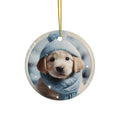Dog Ceramic Disc Ornament        Item #1270565