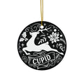Cupid Reindeer Ceramic Ornament      Item #5678841 - Buckshot's Bargain Barn