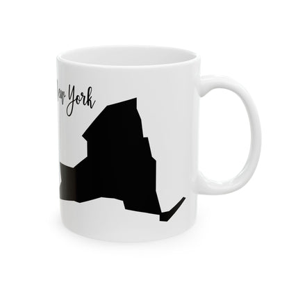 New York State Silhouette Ceramic Mug – 11oz    Item #925804