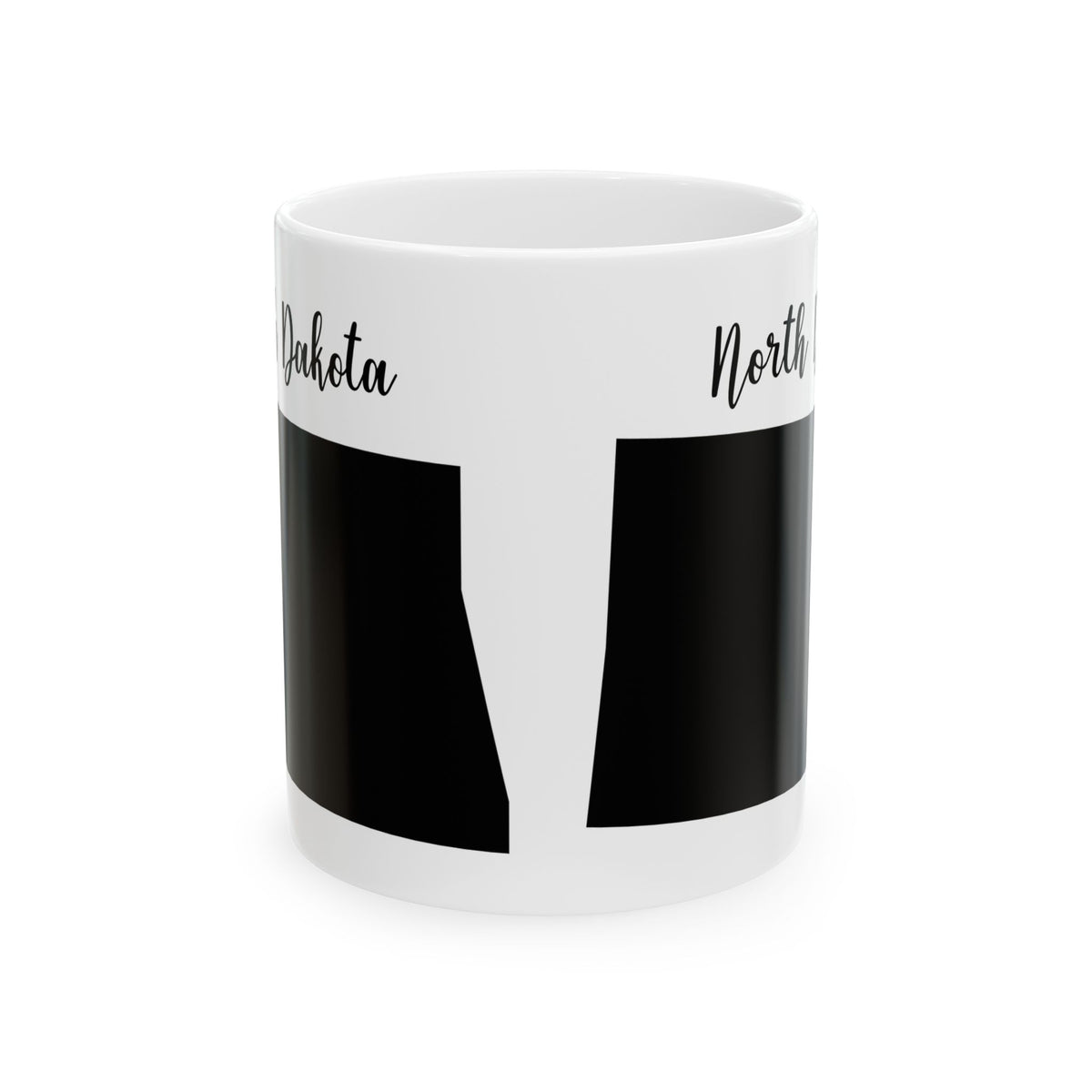 North Dakota State Silhouette Ceramic Mug – 11oz    Item #989356