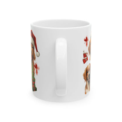 Christmas Dogs Ceramic Mug 11oz   Item #1342