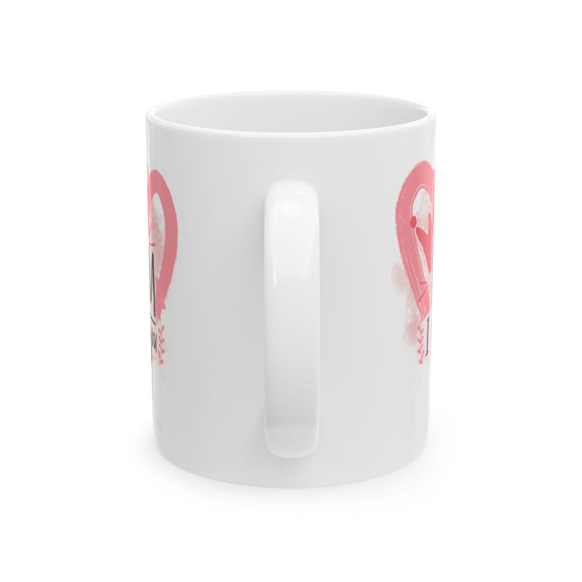 Pink Flamingo Heart Ceramic Mug – Cute Tropical Coffee Cup 11oz    Item #349672