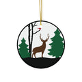 Buck Ceramic Disc Ornament       Item #869141