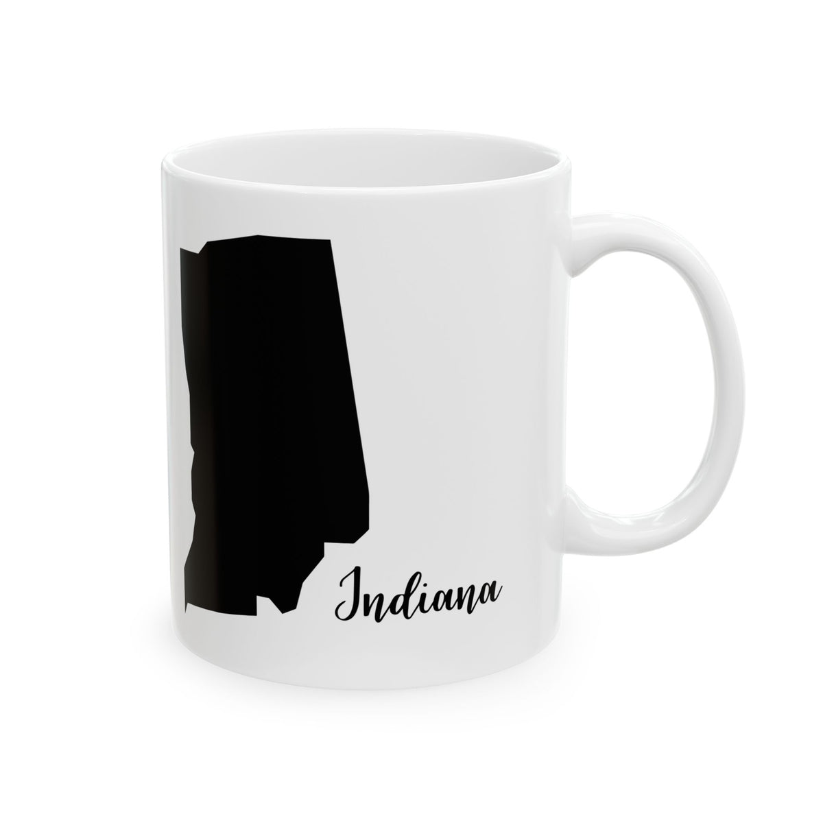 Indiana State Silhouette Ceramic Mug – 11oz    Item #689918