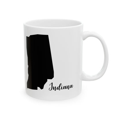 Indiana State Silhouette Ceramic Mug – 11oz    Item #689918