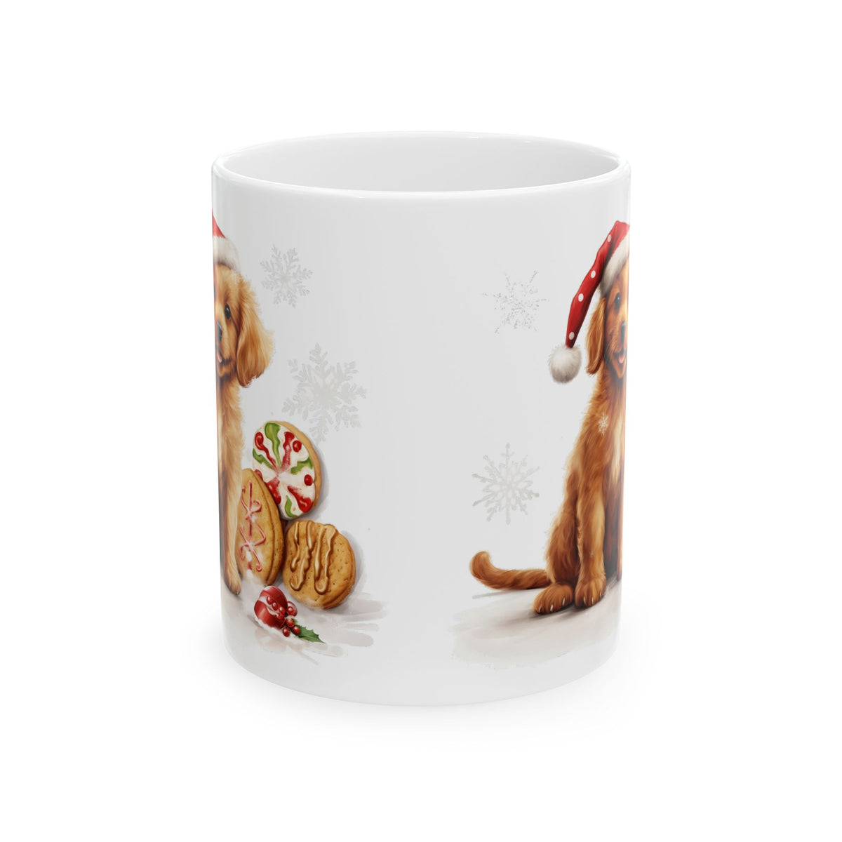 Christmas Dog with Gingerbread Cookies Christmas Mug 11oz   Item #162647