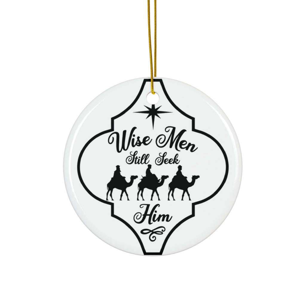 Nativity Ceramic Disc Ornament     Item #8566477