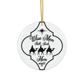 Nativity Ceramic Disc Ornament     Item #8566477