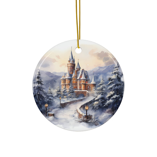 Ceramic Ornament - Christmas Scene       Item #9769488