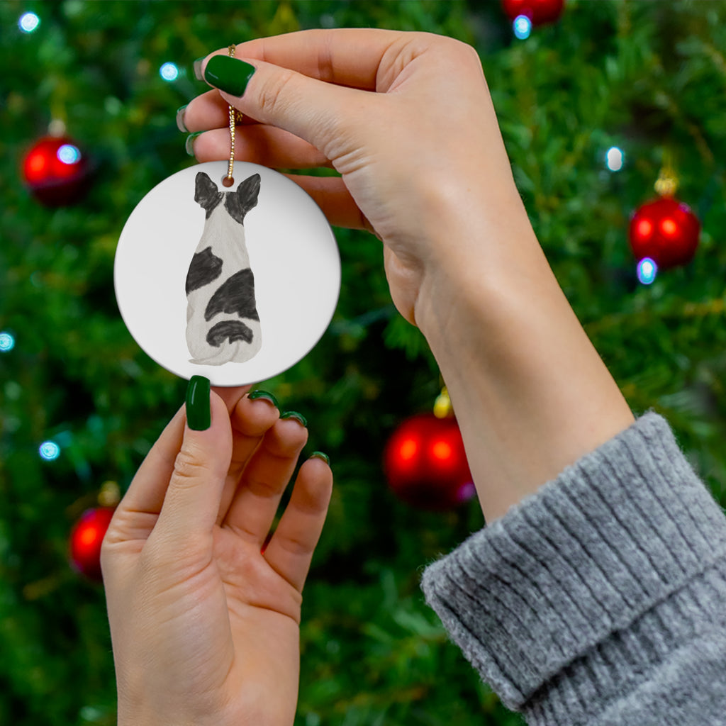 Dog Ceramic Disc Ornament          Item #4143747