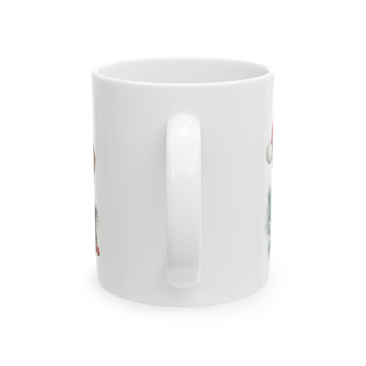Christmas Puppy Mug — Festive Dog Holiday Ceramic Coffee Cup 11oz   Item #501473