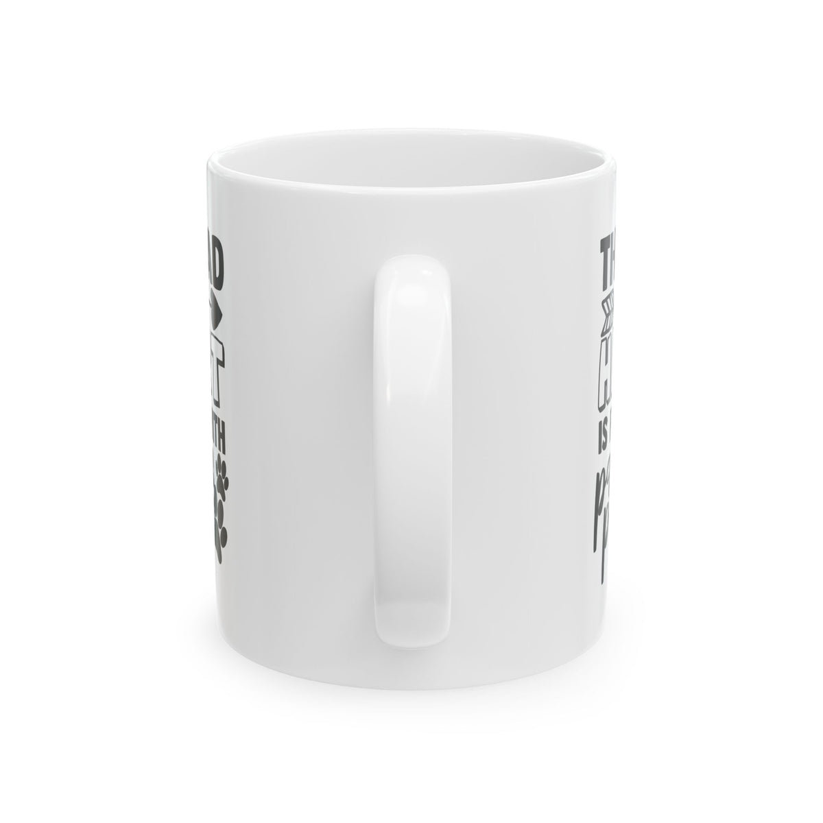 Dog Lover Ceramic Mug — "The Road to My Heart is Paved with Paw Prints"  11oz   Item #79079