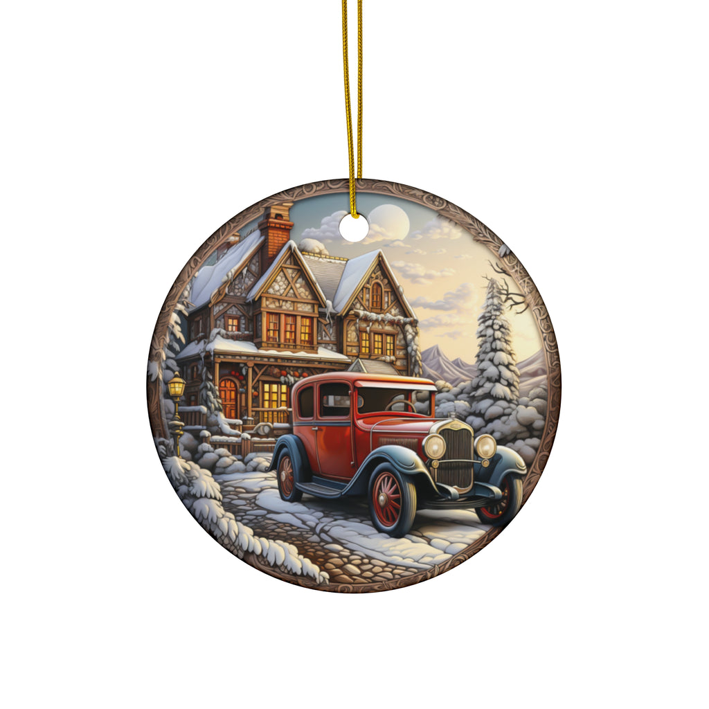 Truck Ceramic Disc Ornament        Item #8856178