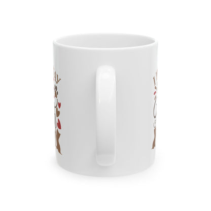 Dog Lover Mug – "I Like to Stay Home With My Dog" Ceramic Coffee Cup 11oz     Item #179303