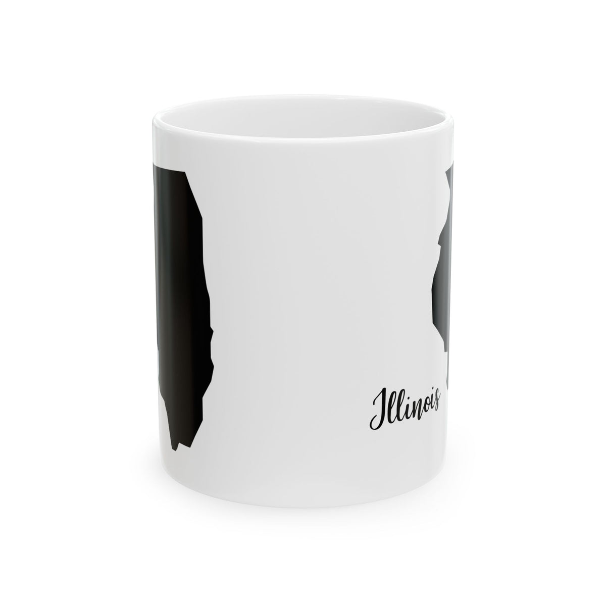 Illinois State Silhouette Ceramic Mug – 11oz    Item #549483
