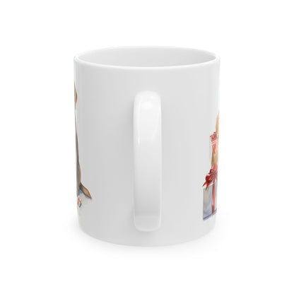 Christmas Dogs With Presents Gift Mug 11oz  Item #784522