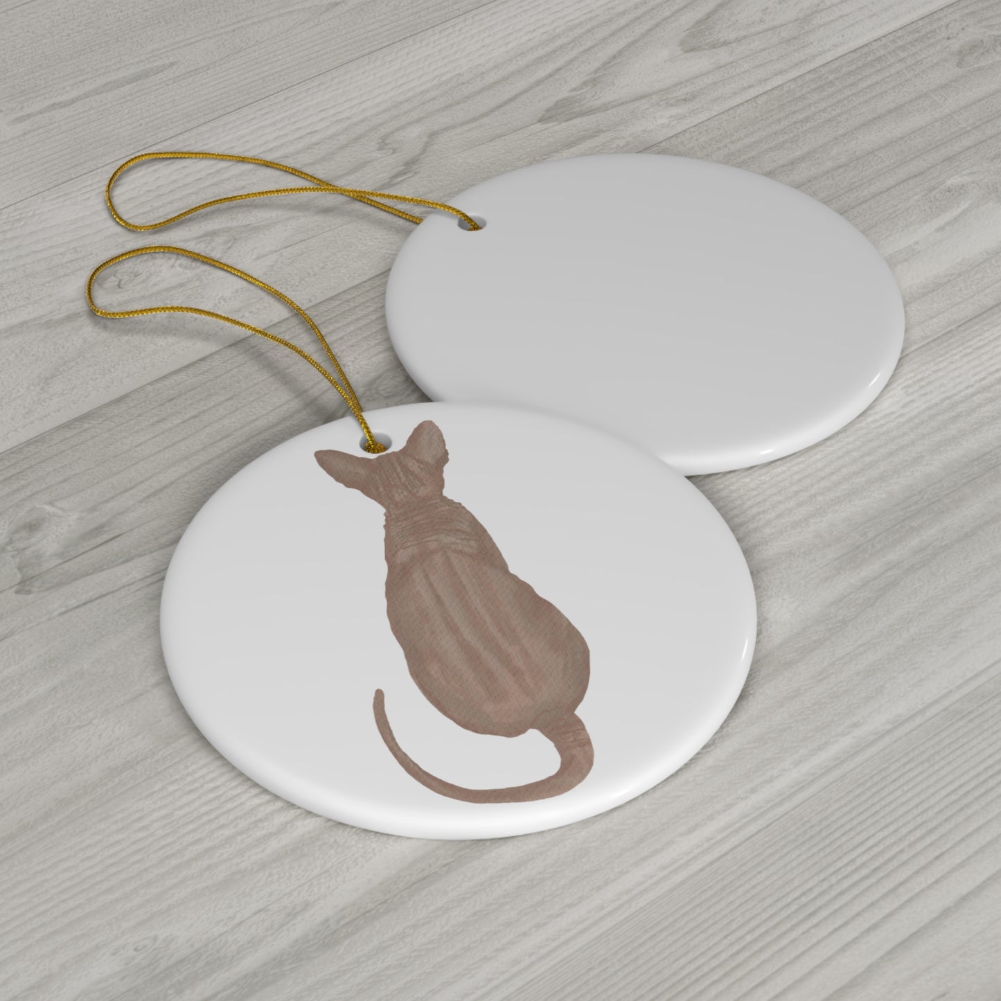 Cat Ceramic Disc Ornament         Item #1022823