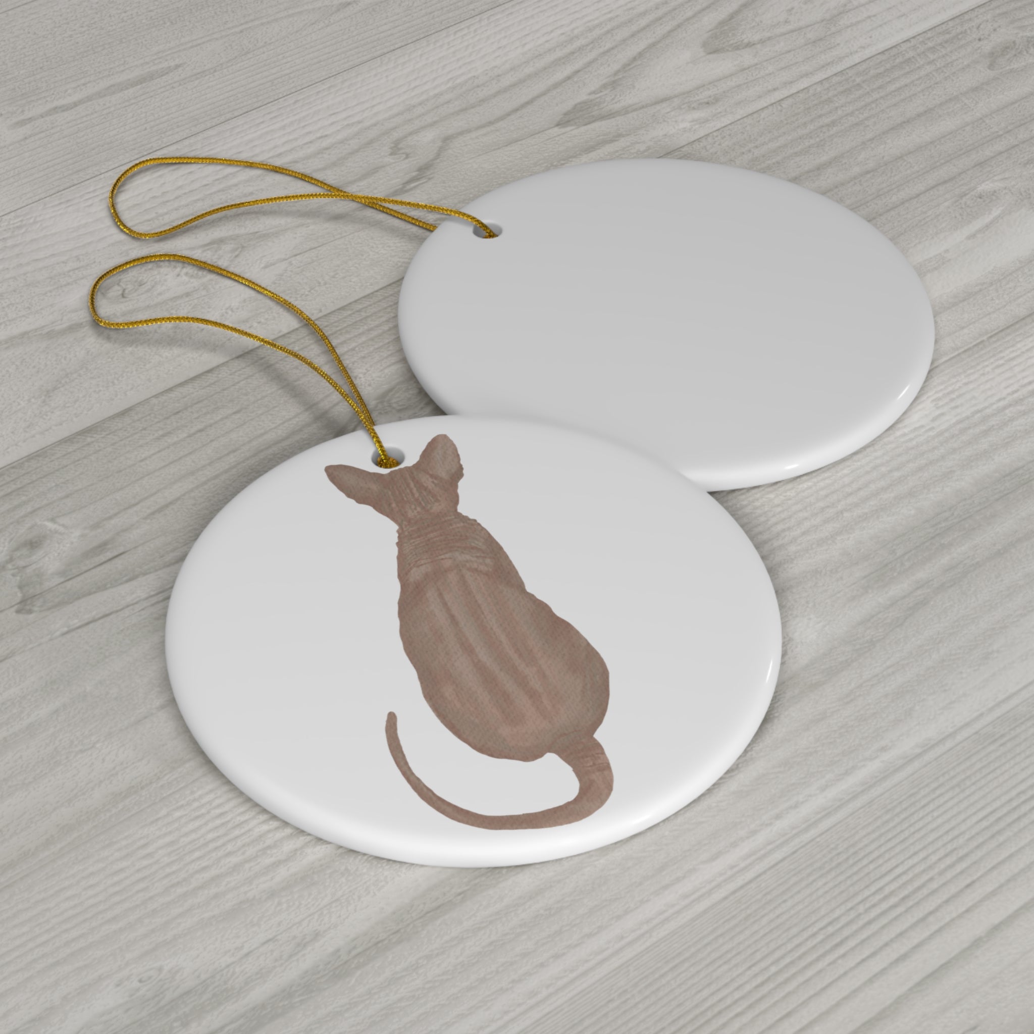 Cat Ceramic Disc Ornament         Item #1022823