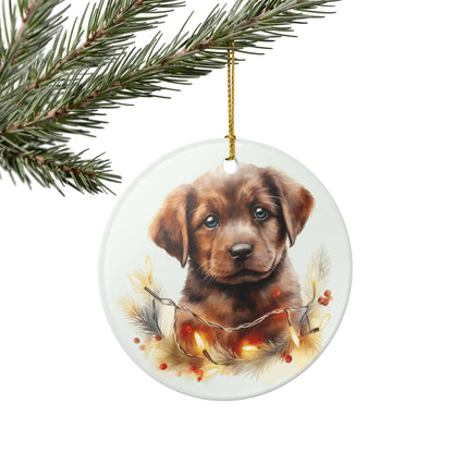 Adorable Puppy Christmas Ornament   Item #478816