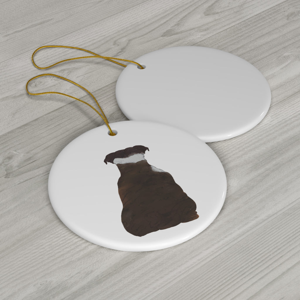 Dog Ceramic Disc Ornament           Item #651785