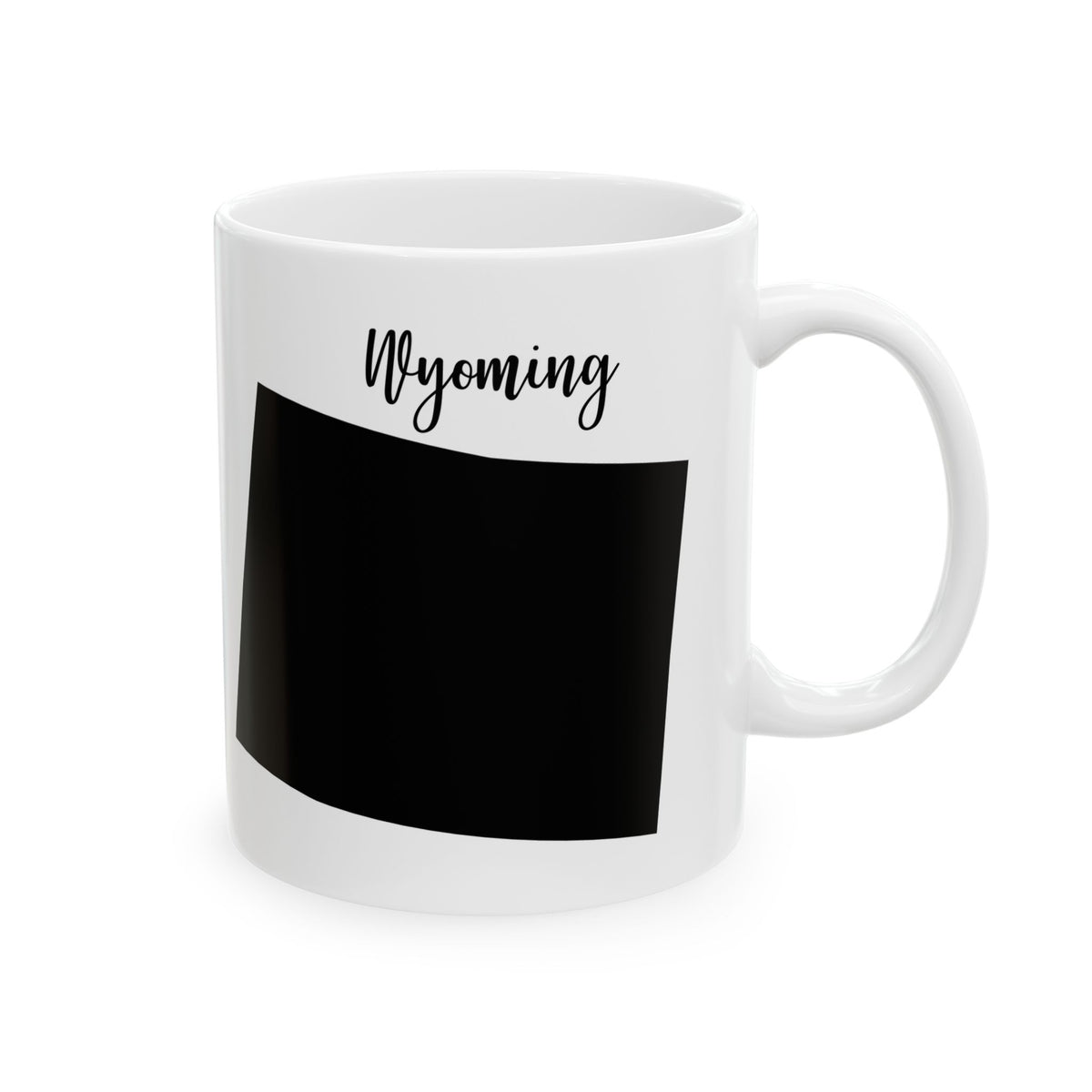 Wyoming State Silhouette Ceramic Mug – 11oz    Item #765043