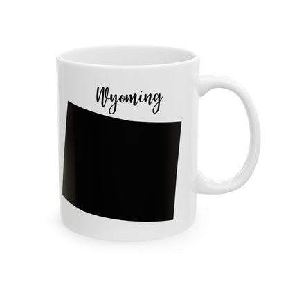Wyoming State Silhouette Ceramic Mug – 11oz    Item #765043