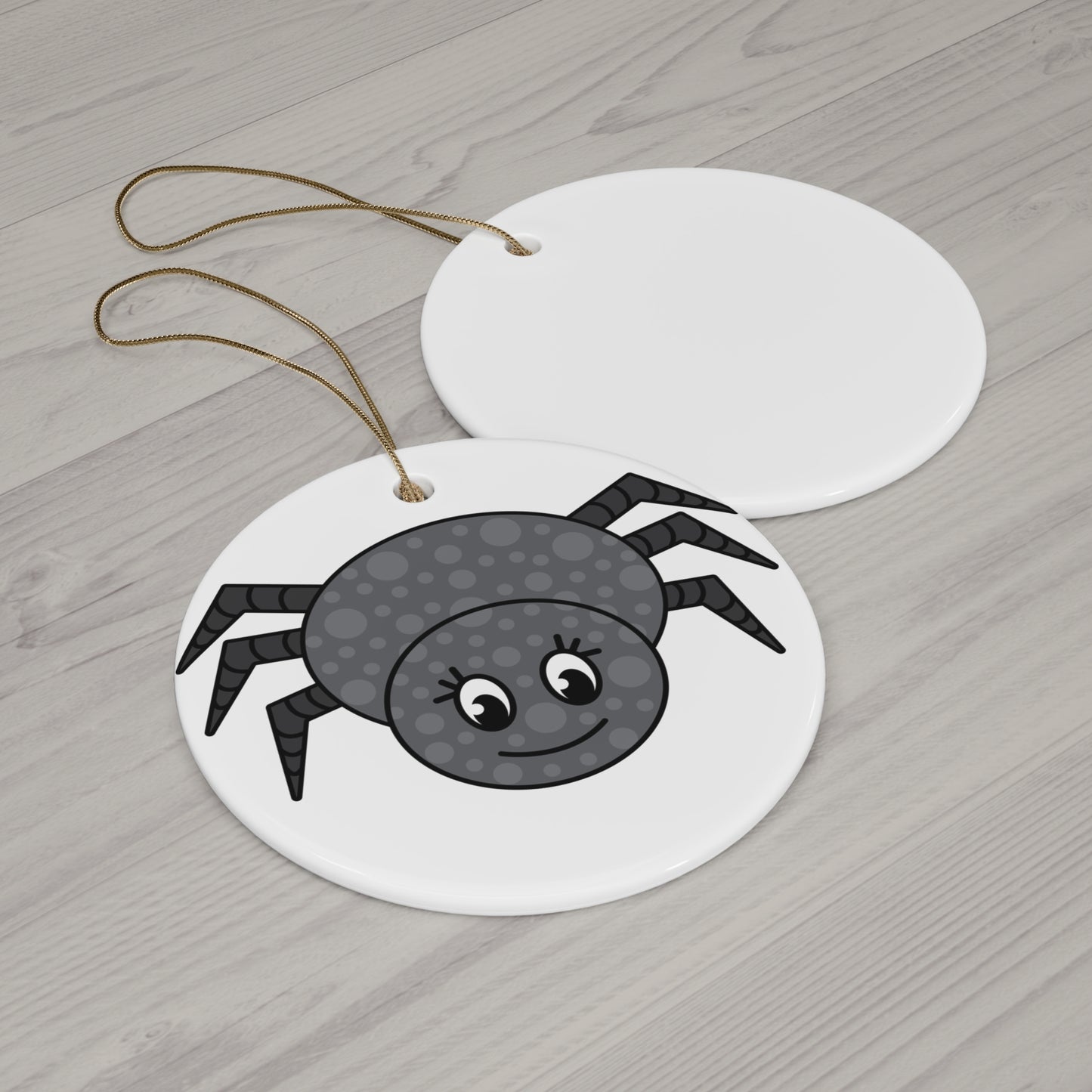 Spider Ceramic Disc Ornament     Item #300808