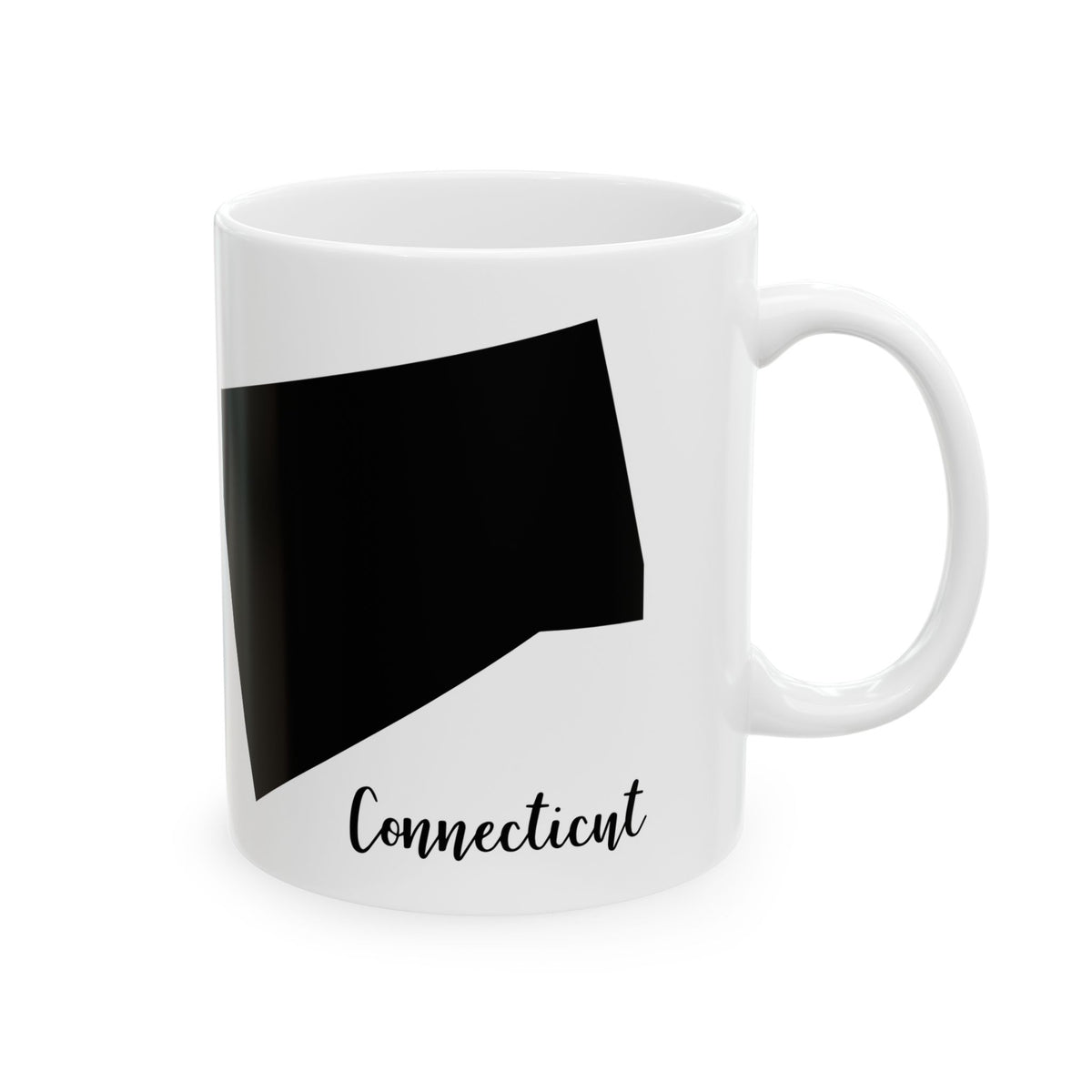 Connecticut State Silhouette Ceramic Mug – 11oz    Item #960508