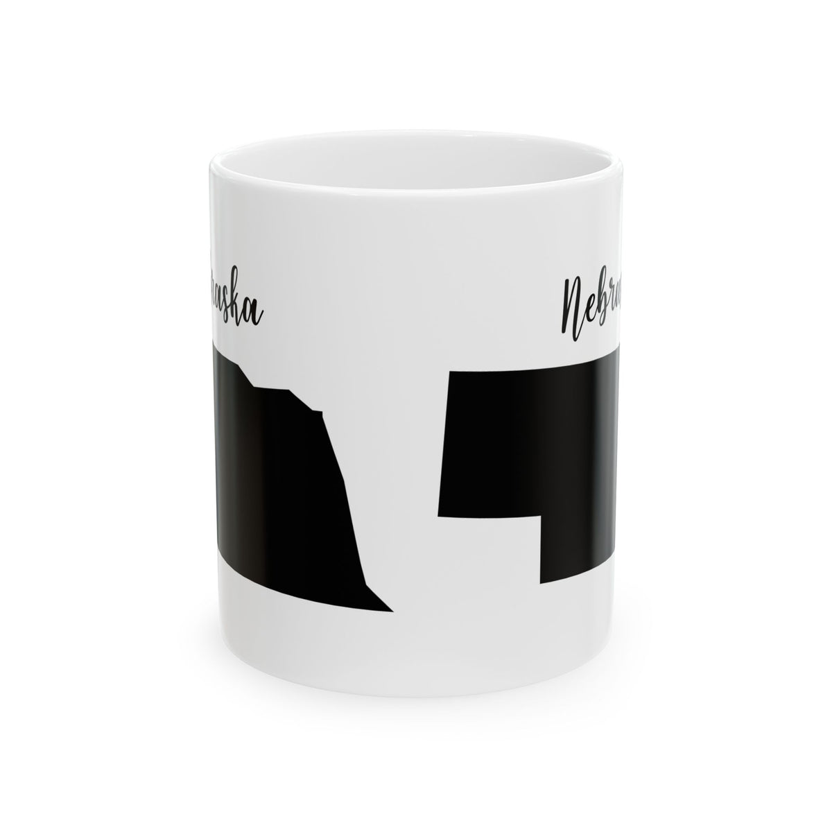 Nebraska State Silhouette Ceramic Mug – 11oz    Item #866253