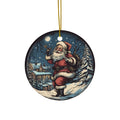 Santa Ceramic Ornament      Item #2086007 - Buckshot's Bargain Barn
