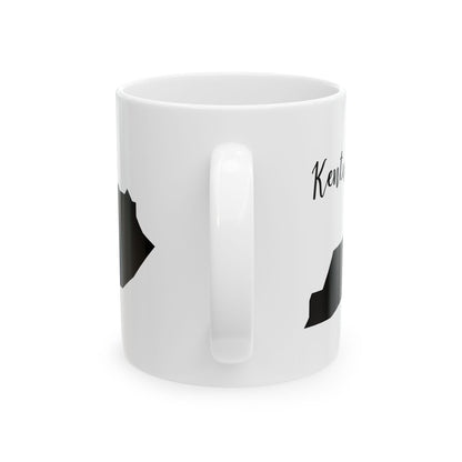 Kentucky State Silhouette Ceramic Mug – 11oz    Item #80118